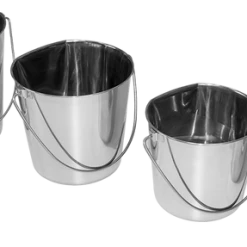 Stainless Steel Flat Sided Pails