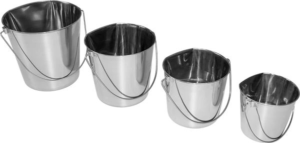 Stainless Steel Flat Sided Pails 1 Stainless Steel Flat Sided Pails