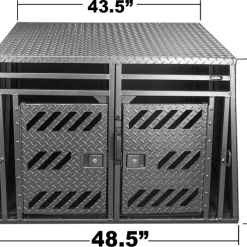 Powder Coated Aluminum 2 Dog Crate -Agility Shop 992252 12a full 00764.1638911437